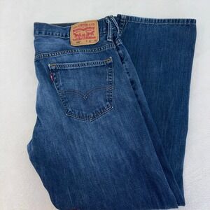 Levis 569 Loose Straight Fit Mens Jeans Blue Denim 34x32 Medium Wash